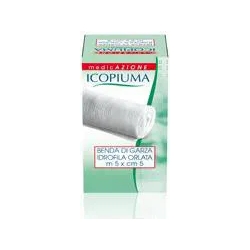 Icopiuma Benda Di Garza Idrofila Orlata 5 Mt x 5 Cm