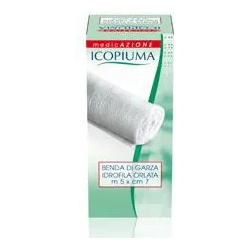 Icopiuma Benda Di Garza Idrofila Orlata 5 Mt x 7 Cm