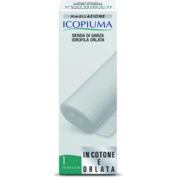 Icopiuma Benda Di Garza Idrofila Orlata 5 Mt x 10 Cm