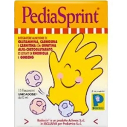 Pediasprint 15 Flaconcini 10 ml - Integratore Per Bambini Tonico Ricostituente