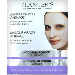 Planter S Maschera Per Il Viso Idratante Antirughe All'Acido Ialuronico Bustine Monodose