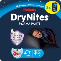 HUGGIES Pannolini Per Bambini  Drynites Boy  17-30Kg confezione da 10 pannolini