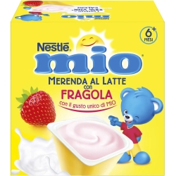 Merenda Al Latte E Fragola Dal 6°Mese Mio
