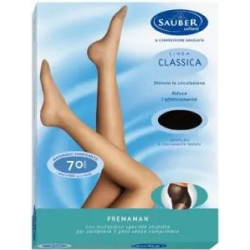 Sauber Linea Classica 70 Den - Collant Premaman (13-17 mmHg) - Taglia 2 Neutro Beige