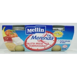 La Merenda Frutta Mista E Formaggino Dal 6° mese 2x130g