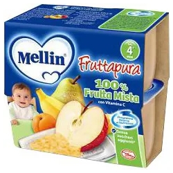 La Merenda Frutta Pura Frutta Mista 100 G 4 Pezzi