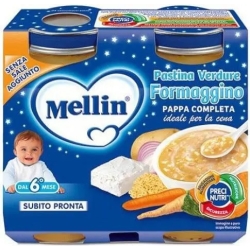 Omogeneizzato Baby Cena Completa pastina verdure formaggino Da 6°Mese