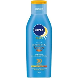 Nivea Crema Solare 30 SPF Latte Corpo Protect & Bronze Protezione Alta 200 ml