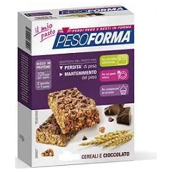 Pesoforma Barretta Cereali/Cioccolato 12 Pezzi