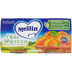 Omogeneizzato mela e Albicocca 100 Gr 2 Pezzi