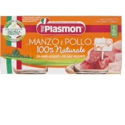 Plasmon Omogeneizzato Manzo/Pollo 80 Gr X 2 Pezzi