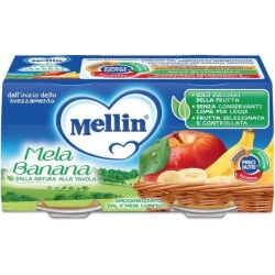 Omogeneizzato Mela Banana 100 Gr 2 Pezzi