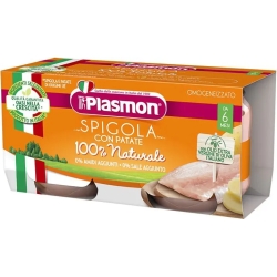 Plasmon Spigola con Patate - 2 omogeneizzati di pesce con verdure da 80 g