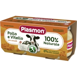 Plasmon Omogeneizzato Vitello/Pollo 80 Gr X 2 Pezzi