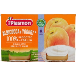 Plasmon Omogeneizzato Yogurt Albicocca 120 Gr X 2 Pezzi
