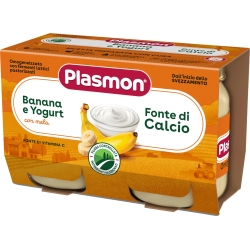 Plasmon Omogeneizzato Yogurt/Banana 120 Gr X 2 Pezzi