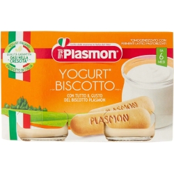 Plasmon Omogeneizzato Yogurt/Biscotto 120 Gr X 2 Pezzi