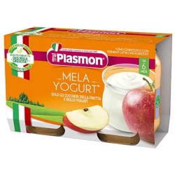 Plasmon Omogeneizzato Yogurt/Mela 120 Gr X 2 Pezzi