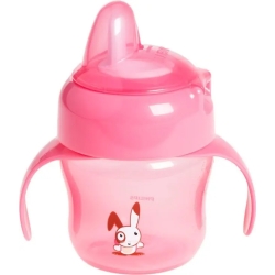 Avent Tazza Decorata Con Beccuccio Antigoccia rosa 200 Ml