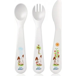 Avent Set Posatine Per Bambini 3 Pezzi 18M+
