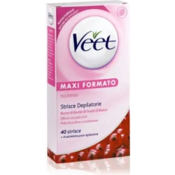 strisce depilatorie per il viso easystrip pelli normali 40 pezzi