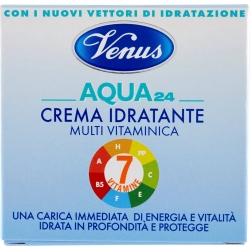 VENUS Crema Per Il Viso Aqua 24 Idratante Multivitaminica 50 ml