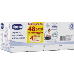 Chicco Coppette Assorbilatte  4 Confezioni  Da 30 Pezzi
