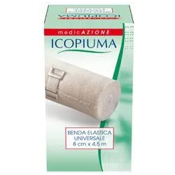 Icopiuma Benda Elastica Universale 8 cm x 4,5 Mt