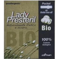 Lady Presteril- 10 assorbenti Pocket Notte Bio