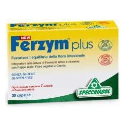 New Ferzym Plus 30 capsule - Integratore di fermenti lattici