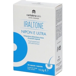 Nipon e ultra 30 capsule - integratore utile per i capelli e il trofismo cutaneo