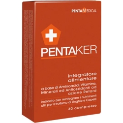 pentaker - integratore per unghie 30 compresse