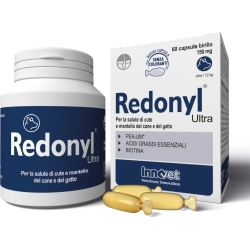 redonyl ultra 60 capsule da 150 mg - integratore alimentare cani e gatti utile contro le dermopatie