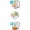 Easypappa Omogeneizzatore 2 in 1 - Cottura a Vapore