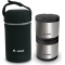 Thermos Portapappa Doppio In Acciaio Inox 2 Contenitori Individuali Da 500Cc