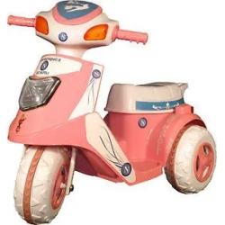 mini moto elettrica per bambini ssc napoli colore rosa