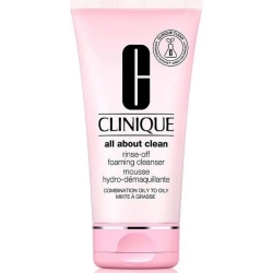CLINIQUE All About Clean Rinse Off-Foaming Cleanser Mousse Detergente 150 ml