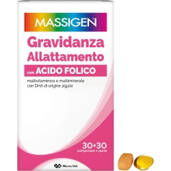 Massigen Dailyvit+ 30 Perle + 30 Compresse - Integratore Per Gravidanza E Allattamento