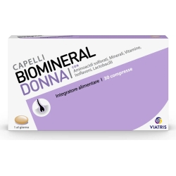 biomineral donna - integratore per capelli da donna - 30 compresse
