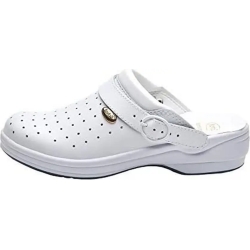 Scholl New Glocs Bonus - Scarpa Professionale Forata - Taglia 43 Bianco