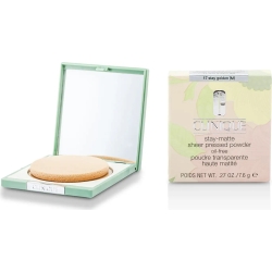 CLINIQUE Stay-Matte Sheer Pressed Powder Oil-Free - Cipria Compatta N. 17 Stay Golden