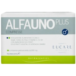 Alfauno plus 36 capsule - Integratore unghie e capelli per uomo