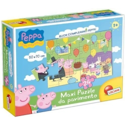 Peppa pig maxi puzzle da pavimento viva la musica 24 pezzi 3 anni+