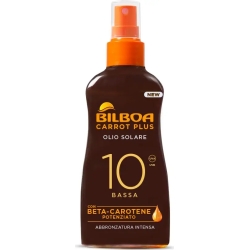 Crema Solare 10 SPF Spray Carrot Plus Olio Protezione Bassa 200 ml