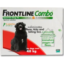 FRONTLINE combo antiparassitario per cani taglia extra large ( 40kg+) 3 pipette  4,02 ml