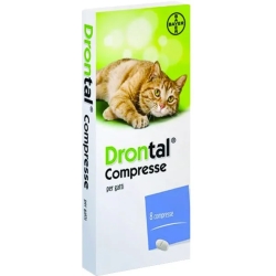Drontal 8 compresse - Antiparassitario ad uso orale per Gatti 