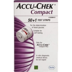 Accu-Chek compact strisce reattive per la misurazione della glicemia confezione 50 +1