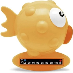Chicco termometro da  bagno per  bambini a forma di pesce colore arancio