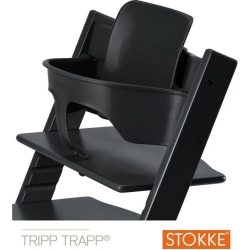STOKKE babyset per sediolone  tripp trapp colore nero