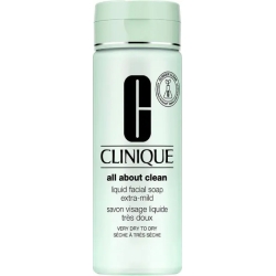CLINIQUE All About Clean Liquid Facial Soap Extra-Mild 200 ml - Sapone Liquido Per Pelle Da Arida A Molto Arida